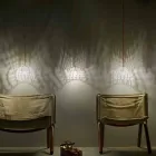 Lâmpada em algodão e viscose suspensa In-es.artdesign Modern texture Viadurini