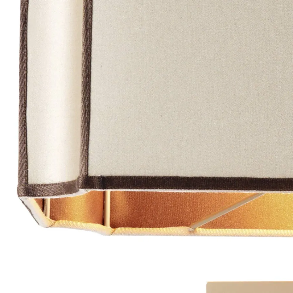 Candeeiro de mesa de design moderno em madeira maciça Grilli Zarafa fez Itália Viadurini