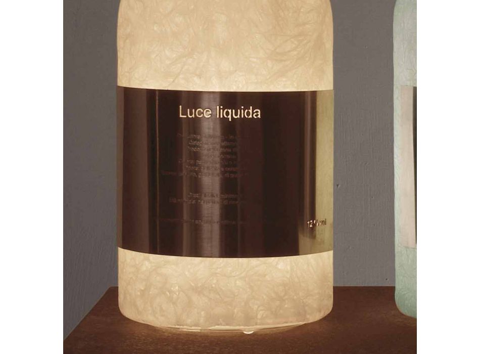Candeeiro de mesa em nebulite colorida In-es.artdesign Luce Liquid1 Viadurini