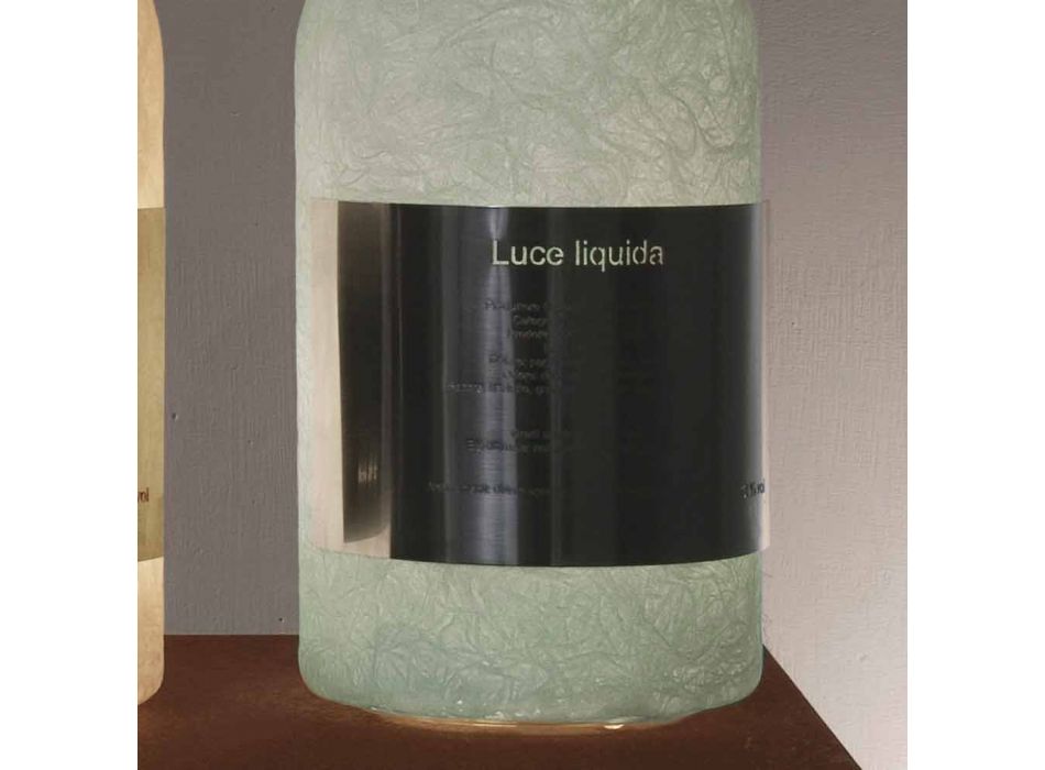 Candeeiro de mesa em nebulite colorida In-es.artdesign Luce Liquid1 Viadurini