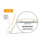 Candeeiro de plástico de design com vaso de flores luminoso - Ampola por Myyour Viadurini