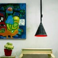 Luminária pendente de resina In-es.artdesign Jazz Modern blackboard
