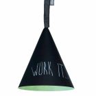 Luminária pendente de resina In-es.artdesign Jazz Modern blackboard Viadurini