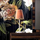 Tela de design de cobra Grilli e abajur de couro fabricado na Itália Viadurini