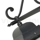 Candeeiro de vidro com estrutura em alumínio fundido fabricado na Itália - Scintilla Viadurini