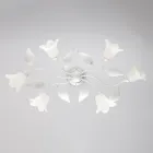 Fabricado na Itália, luminária de vidro e metal para ambientes elegantes – Sirio Viadurini