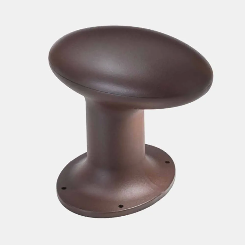 Lâmpada LED para jardim em design de ferro fundido cinza ou marrom - Bitta por Il Fanale Viadurini