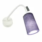 Lâmpada de parede moderna In-es.artdesign Paint A Stripe nebulite e lã Viadurini