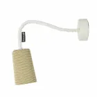 Lâmpada de parede moderna In-es.artdesign Paint A Stripe nebulite e lã Viadurini