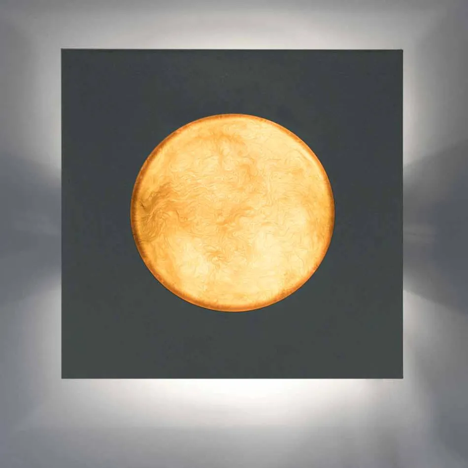 Luminária de parede moderna In-es.artdesign Washmachine in nebulite Viadurini