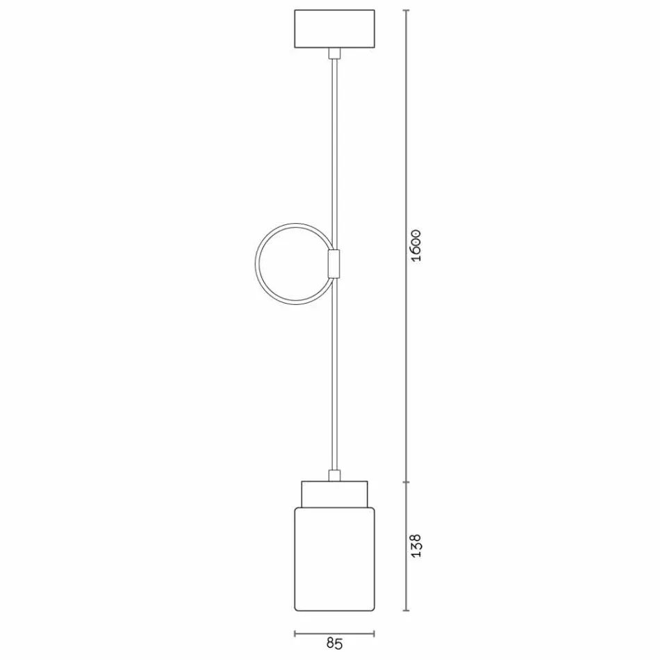 Modern luminária em cerâmica branca feita na Itália Ásia Viadurini