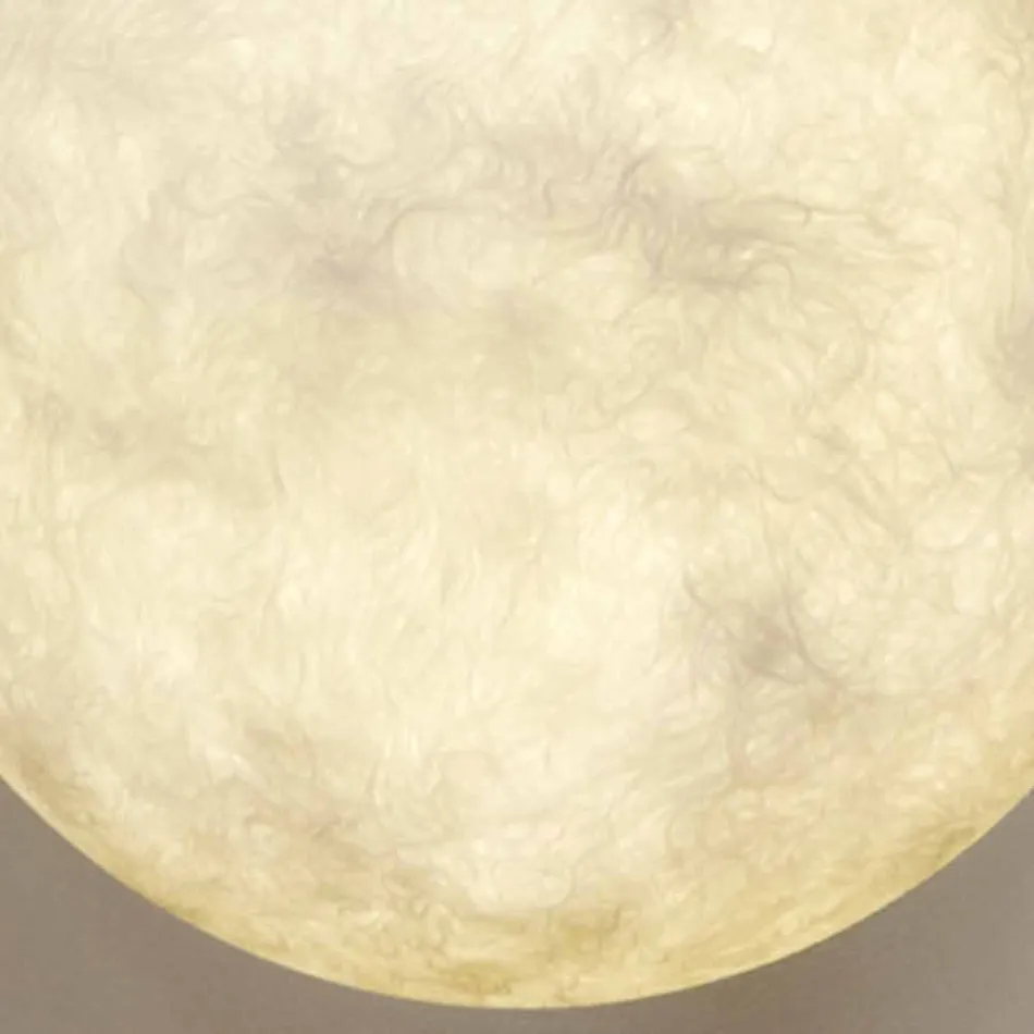 Luminária de parede moderna In-es.artdesign A. Moon in nebulite Viadurini