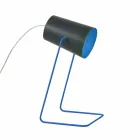 Candeeiro de mesa moderno In-es.artdesign Paint T efeito negro Viadurini