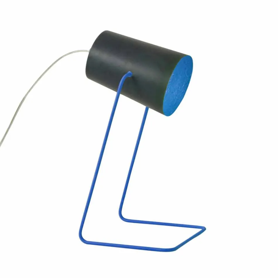 Candeeiro de mesa moderno In-es.artdesign Paint T efeito negro Viadurini