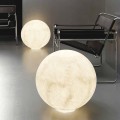 Candeeiro de mesa esférico moderno In-es.artdesign Floor Moon nebulite