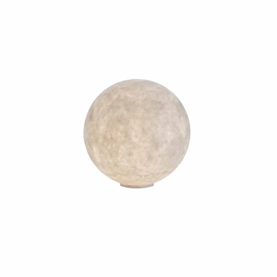 Candeeiro de mesa esférico moderno In-es.artdesign Floor Moon nebulite Viadurini