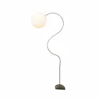 Candeeiro de pé branco moderno nebulite In-es.artdesign Luna H210cm Viadurini
