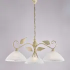 Luminária moderna de vidro e metal, fabricada na Itália, ideal para qualquer ambiente - Carina Viadurini