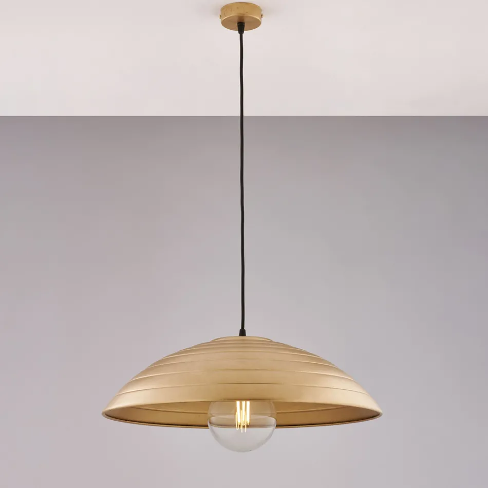 Luminária moderna de vidro e metal, fabricada na Itália, ideal para qualquer ambiente - Cygnus Viadurini