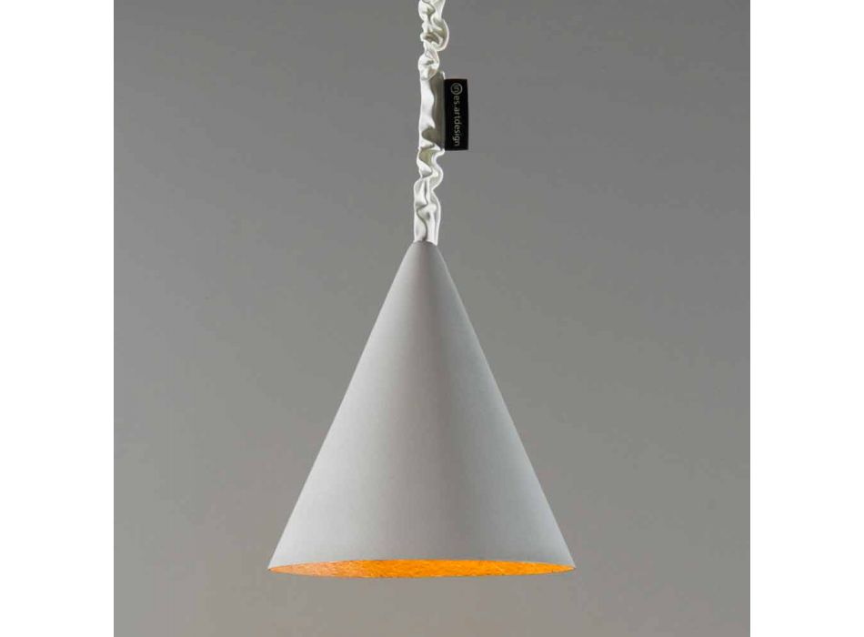 Luminária suspensa moderna In-es.artdesign Jazz Cimento de acabamento de cimento Viadurini