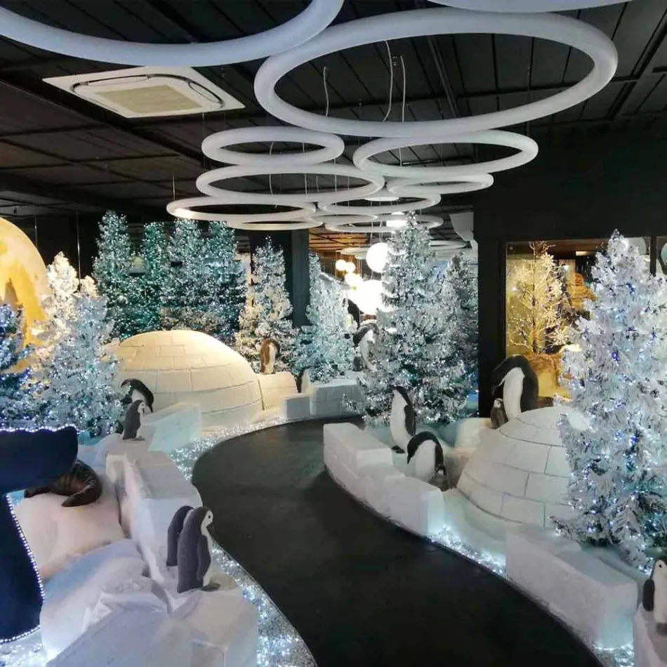 Candeeiro de suspensão redondo moderno em polietileno fabricado na Itália - Slide Giotto Viadurini