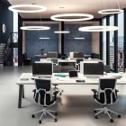 Candeeiro de suspensão redondo moderno em polietileno fabricado na Itália - Slide Giotto Viadurini