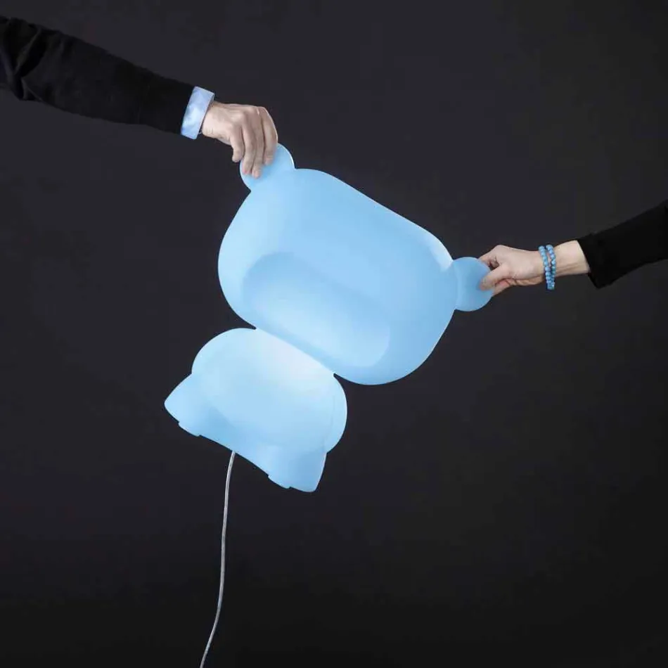 Slide Urso de mesa colorido puro feito na Itália Viadurini