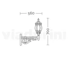 Luminária de parede externa em alumínio fabricada na Itália - Leona Viadurini