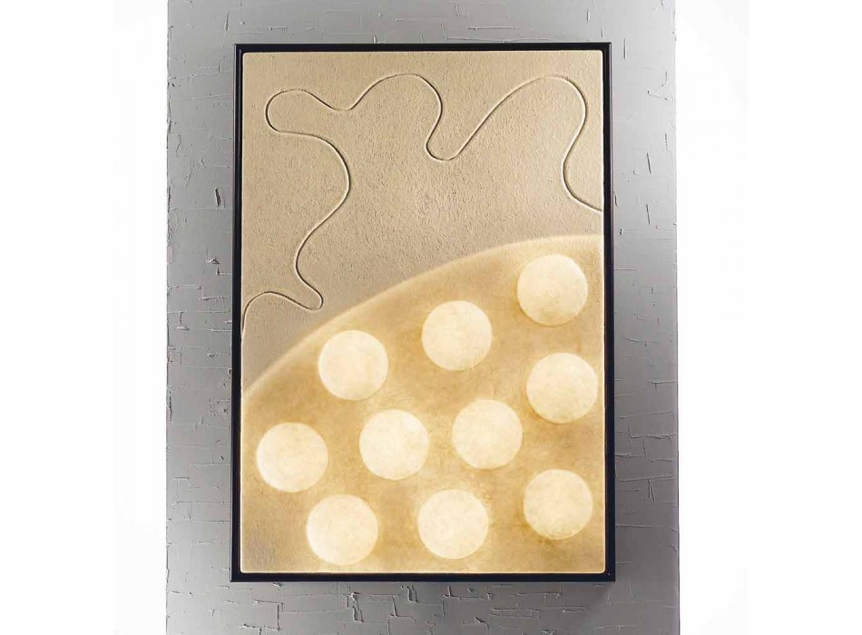Luminária de parede design moderno / em painel In-es.artdesign Ten Moorm nebulite Viadurini