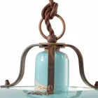 país da trava do metal da lâmpada e ofício da cerâmica de Evelyn Viadurini