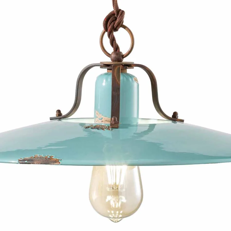 país da trava do metal da lâmpada e ofício da cerâmica de Evelyn Viadurini