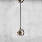 Lâmpada de suspensão moderna em cerâmica Made in Italy - Lustrini L5 Aldo Berrnardi Viadurini