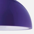 Lâmpada de suspensão colorida Slide Cupole polietileno fabricado na Itália Viadurini