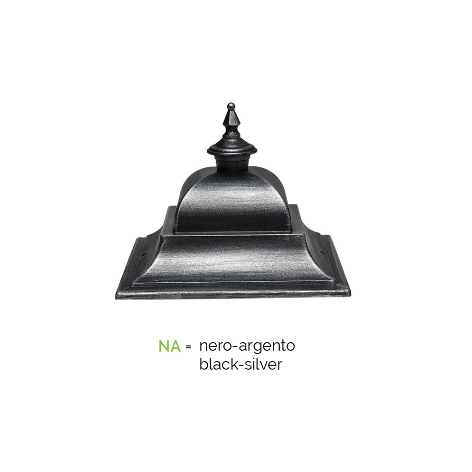 Candeeiro de suspensão exterior em alumínio e vidro fabricado em Itália - Bonaria Viadurini