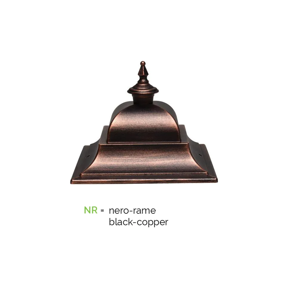 Candeeiro de suspensão exterior em alumínio e vidro fabricado em Itália - Bonaria Viadurini