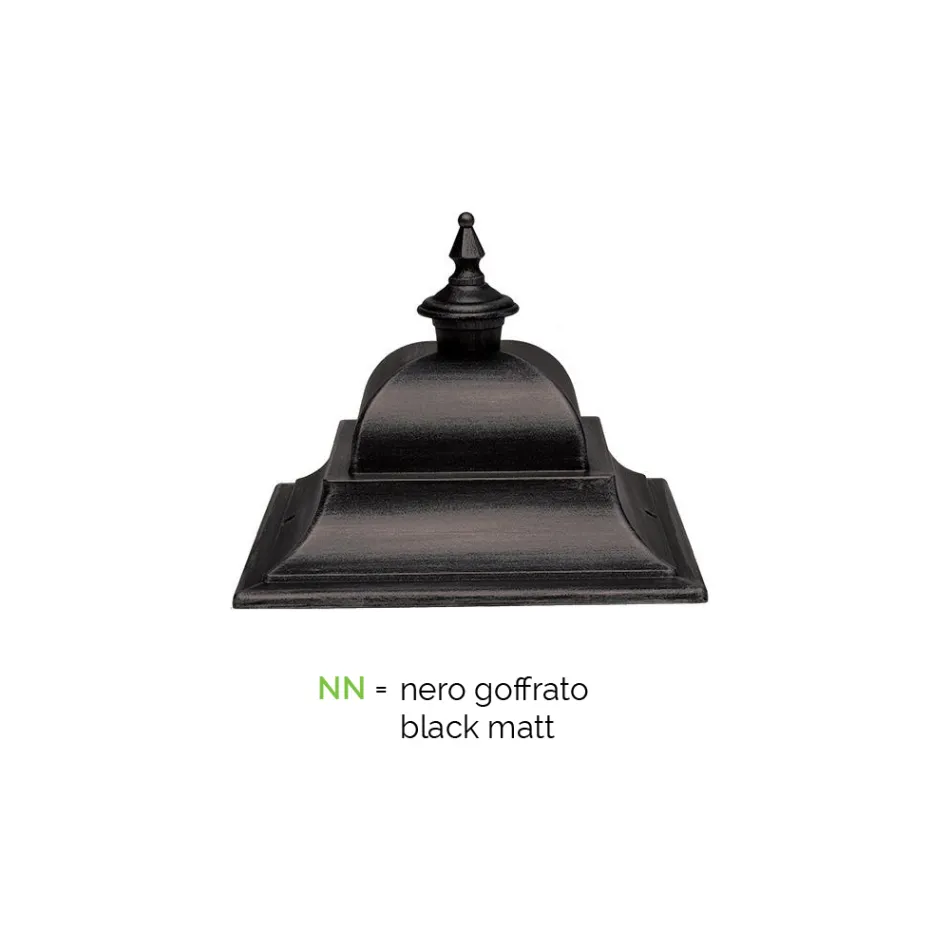 Candeeiro de suspensão exterior em alumínio e vidro fabricado em Itália - Bonaria Viadurini