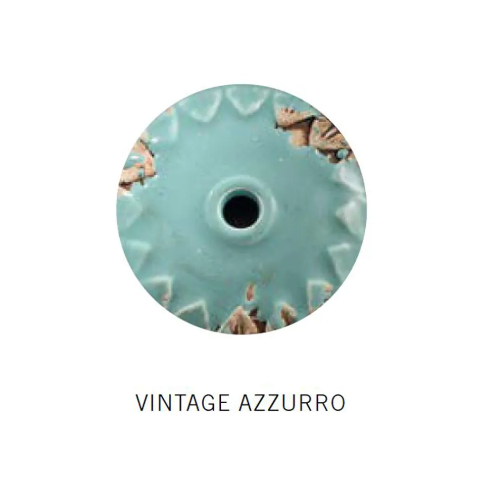 Lâmpada de Suspensão Industrial Ferro e Cerâmica Artesanal - Industrial Viadurini