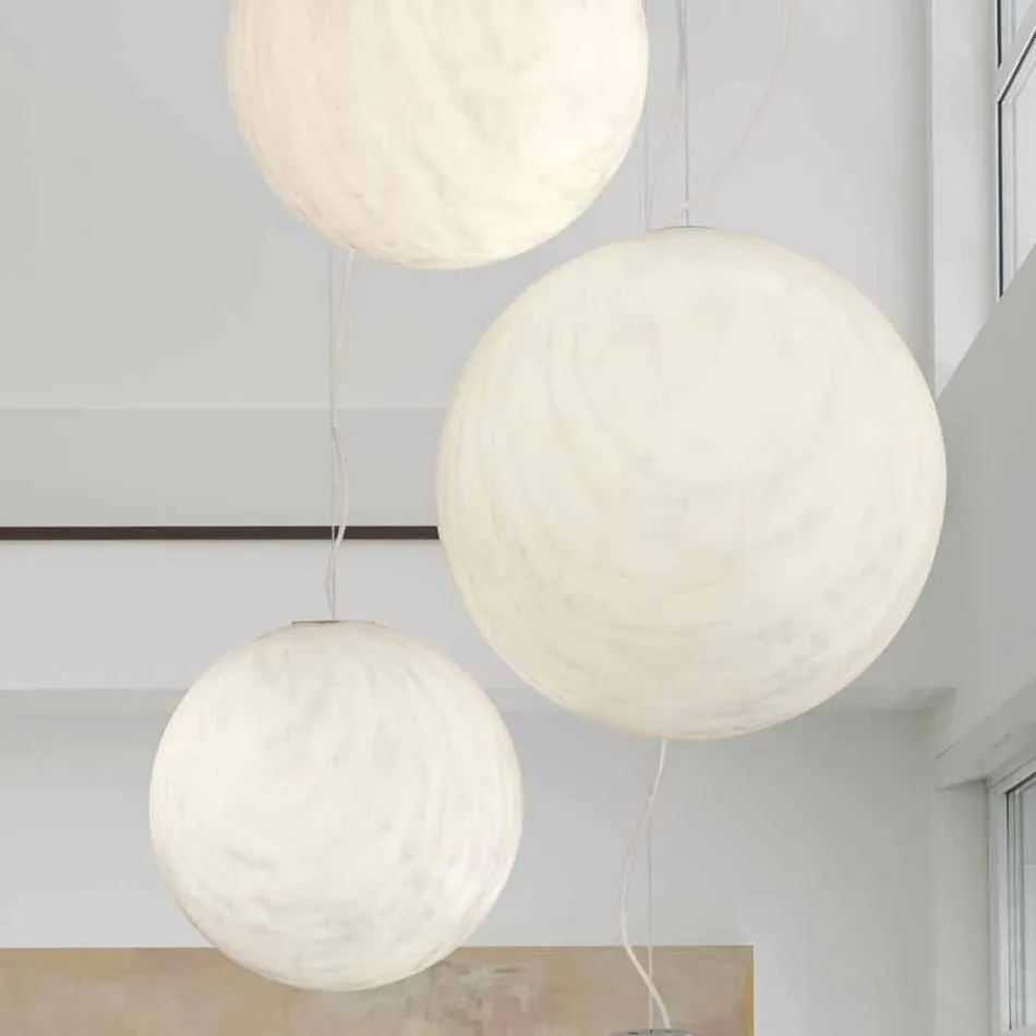 Luminária suspensa de polietileno Mineral fabricada na Itália Viadurini