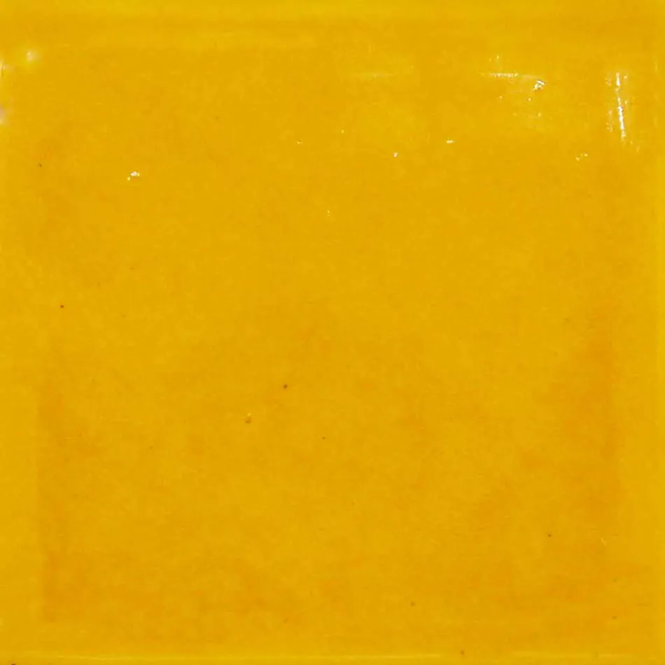 Lâmpada de suspensão de 42 cm em latão e faiança toscana Rossi - Toscot Viadurini