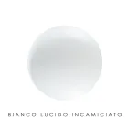 Lâmpada suspensa artesanal em vidro Veneza branco soprado - neve Viadurini