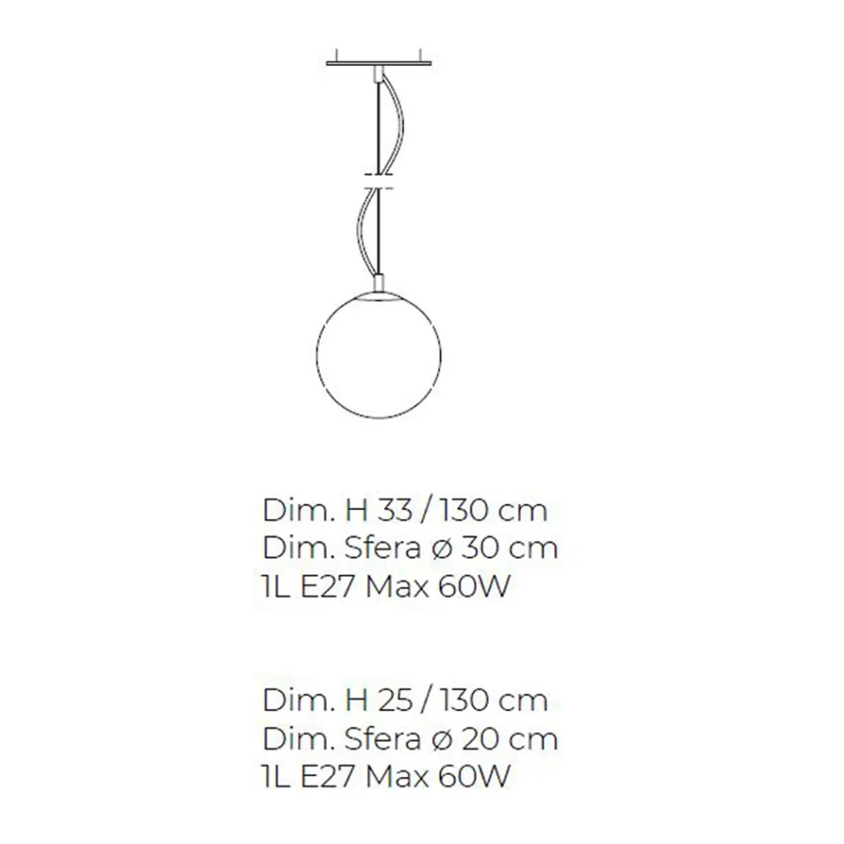 Lâmpada suspensa artesanal em vidro Veneza branco soprado - neve Viadurini