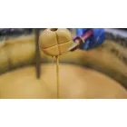 Candeeiro suspenso de cerâmica retro amarelo ou verde fabricado em Itália - Ferroluce Lariat Viadurini