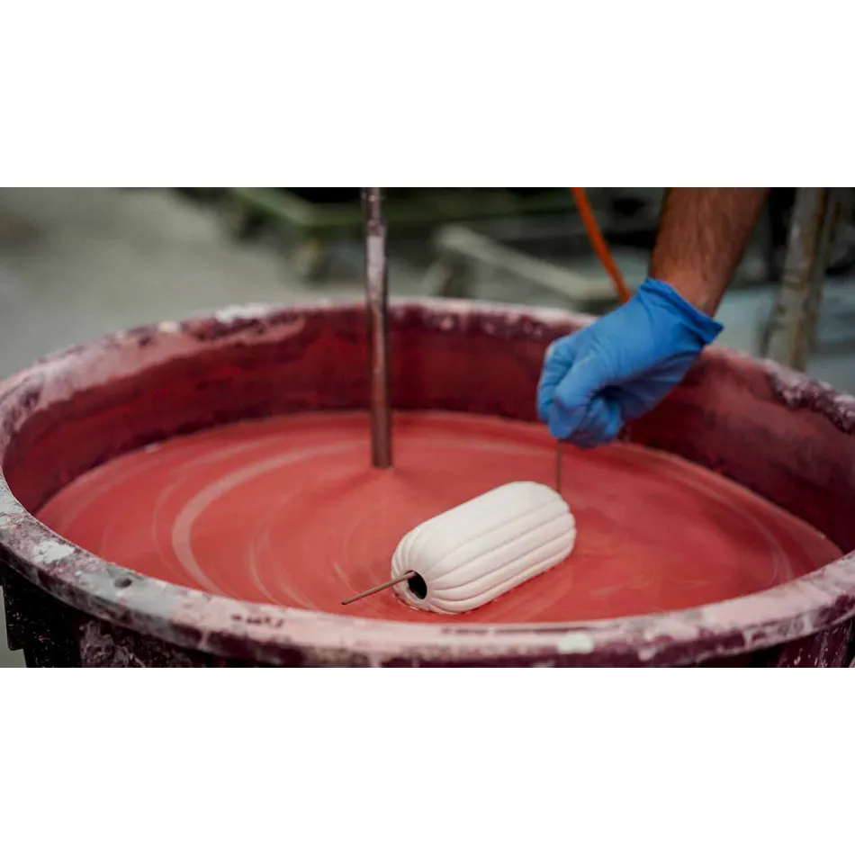 Candeeiro suspenso de cerâmica retro amarelo ou verde fabricado em Itália - Ferroluce Lariat Viadurini