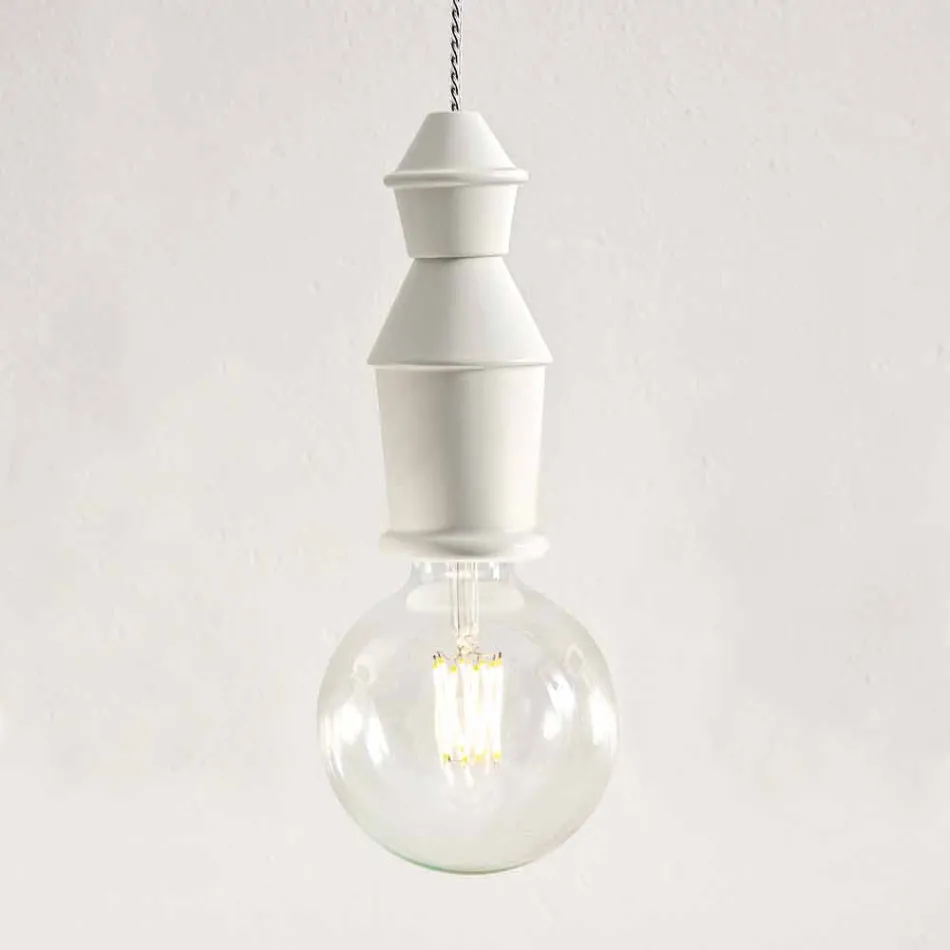 Lâmpada Suspensa de Design Cerâmico - Destino por Aldo Bernardi Viadurini