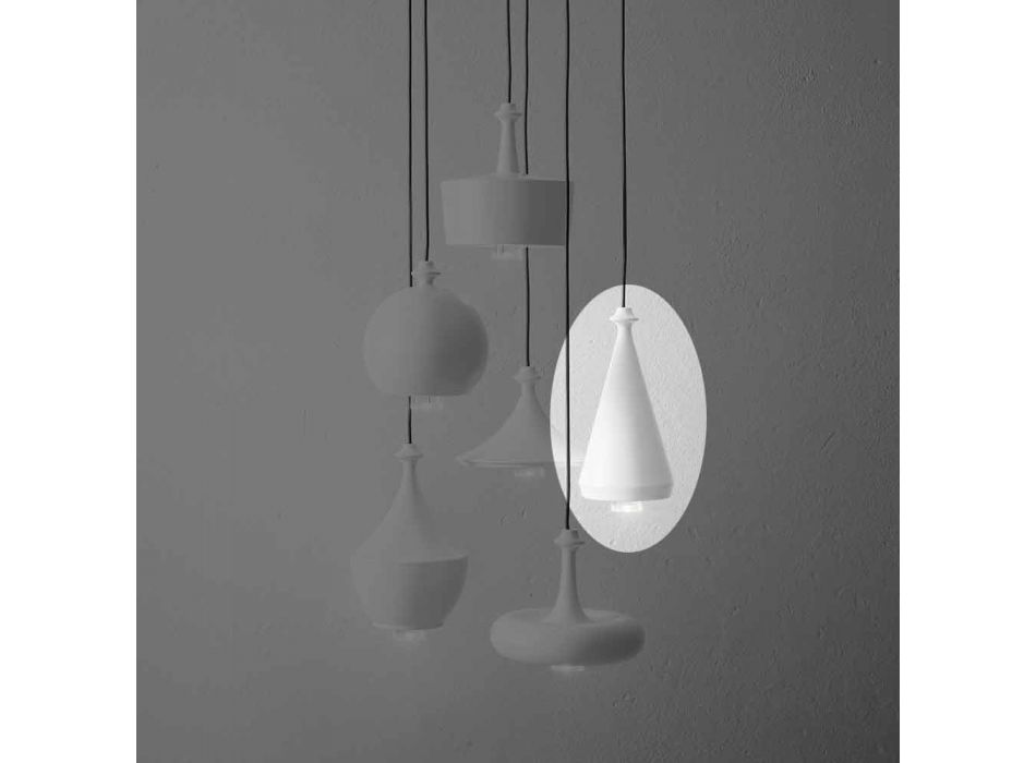 Lâmpada Suspensa em Cerâmica de Design - Lustrini L2 Aldo Bernardi Viadurini