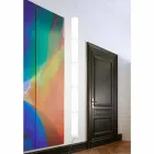 Lâmpada Suspensa em Polietileno Branco e Metal Fabricado na Itália - Astúrias Viadurini