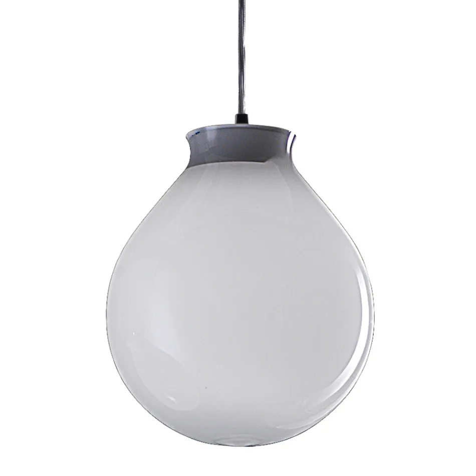 Lâmpada suspensa em vidro veneziano fundido à mão - balão Viadurini