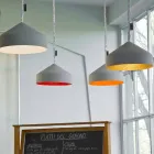 Luminária suspensa contemporânea In-es.artdesign Cyrcus Painted cement Viadurini
