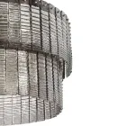 Lâmpada suspensa moderna em vidro artesanal de luxo feito na Itália - Valadier Viadurini