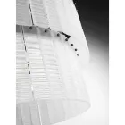 Lâmpada suspensa moderna em vidro artesanal de luxo feito na Itália - Valadier Viadurini